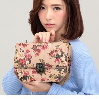 Axixi Floral Chain-Strap Cross Bag