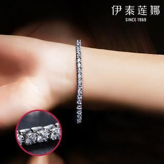 Italina Sterling Silver Swarovski Elements Crystal Bracelet