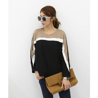 DANI LOVE Dolman-Sleeve Color-Block Top