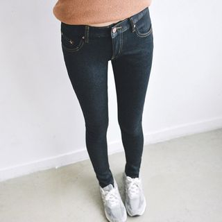 JUSTONE Brushed-Fleece Lined Skinny Jeans