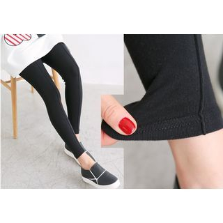 Seoul Fashion Seam-Front Leggings