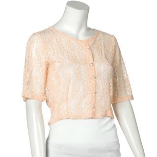 Besties Beaded Lace Cropped Top