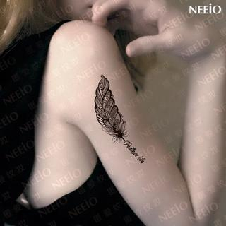 Neeio Waterproof Temporary Tattoo (Feather) 1 sheet