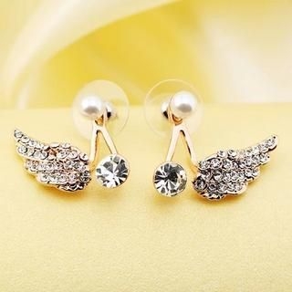 Trend Cool Jeweled Wing Earrings