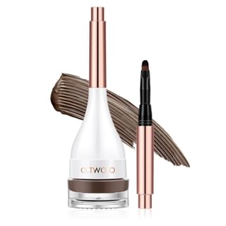 O.TWO.O - Natural Shaping Eyebrow Cream - 4 Colors #04 Black Tea - 5g