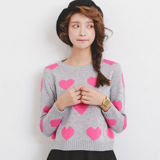 Porta Heart Patterned Sweater