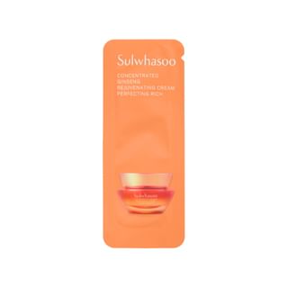 Sulwhasoo - Concentrated Ginseng Rejuvenating Cream Perfecting Rich Sachet 1ml