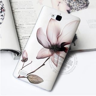 Kindtoy Flower Print Huawei Honor 3C Case