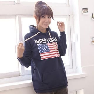 RingBear Flag-Print Pullover