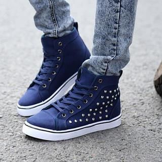 Easy Steps Studded High-Top Sneakers