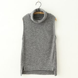 Meimei Turtleneck Sleeveless Knit Top