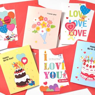 Popup Greeting Card & Envelop Set