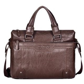 DANTEN S Genuine Leather Briefcase / Cross Bag
