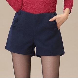 Camellia Woolen Shorts