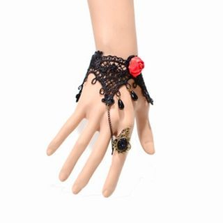 LENNI Flower Lace Bracelet With Ring