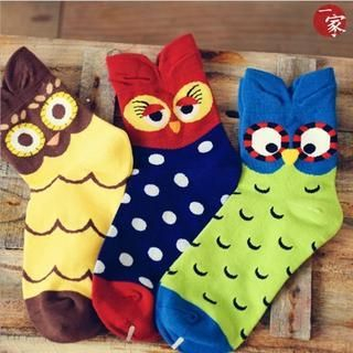 Socka Owl-Print Socks