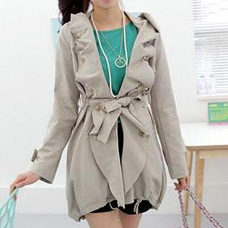 Dowisi Hooded Trench Jacket