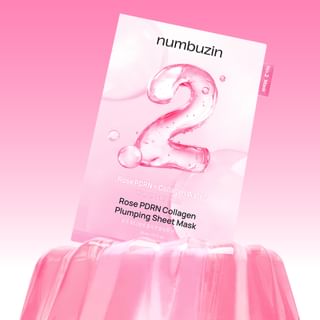 Numbuzin - No.2 Rose Pdrn Collagen Plumping Sheet Mask 33Ml X 1 Sheet