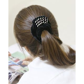 Miss21 Korea Rhinestone-Detail Hair Tie