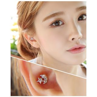 Miss21 Korea Star Crescent Piercing (Single)