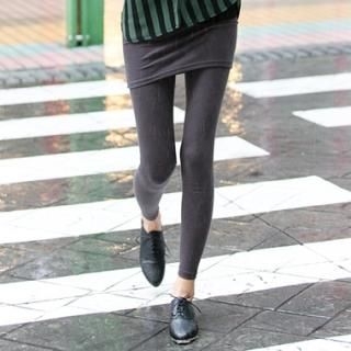 Skirt Overlaid Leggings