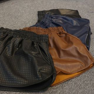 Clair Fashion Faux Leather Shorts