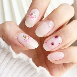 Lunacaca - Blossomes On The Path Nail Art Stickers 24 pcs