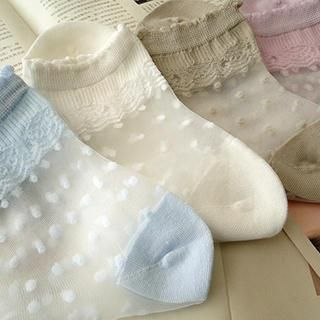 NANA Stockings Dotted Sheer Socks