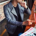 Faux Leather Jacket от YesStyle.com INT Faux Leather Jacket от YesStyle.com INT