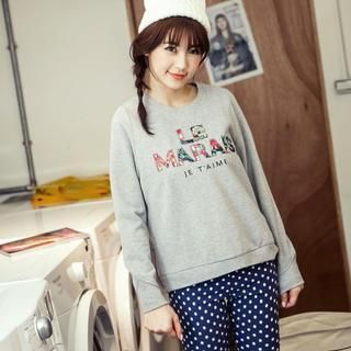 Tokyo Fashion Lettering Pullover