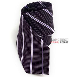 Romguest Striped Tie Purple - One Size