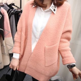 Clair Fashion Open Front Knit Jacket