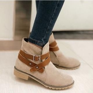 Gizmal Boots Belted Short Boots