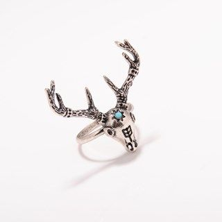 Seirios Deer Head Ring