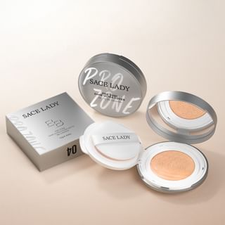 Sace Lady - Pro Zone 24Hr Ultra Cover Matte Bb Cushion Spf 30+ Pa+++ - 5 Shades 01# Light Ivory - 10G