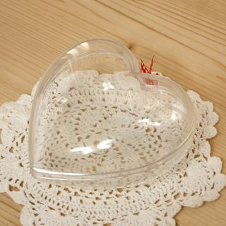 iswas Transparent Heart Case Gift Box