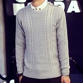 maxhomme Cable Knit Sweater