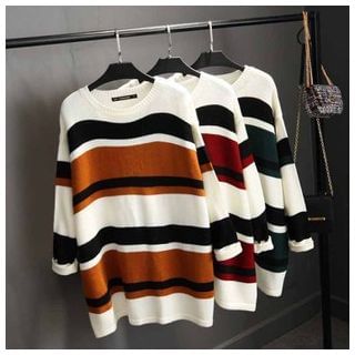 Ainvyi Striped Chunky Sweater