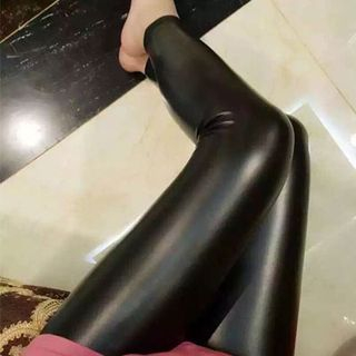 Clair Fashion Faux-Leather Leggings