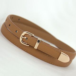 Carolle 8 Faux Leather Belt
