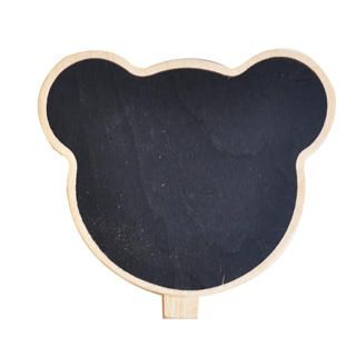 Bear Message Board - Black Black - One Size