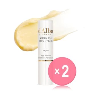 d'Alba - White Truffle Nourishing Serum Lip Balm 2pcs Bundle Set 3.6g x 2 pcs