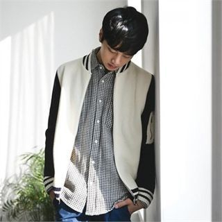 STYLEMAN Zip-Up Baseball Jacket