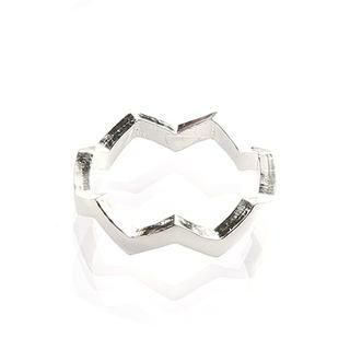 kitsch island Chevron Silver Knuckle Ring