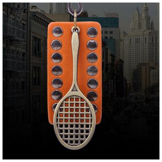 KINNO Badminton Racquets Necklace