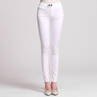 Romantica Buttoned Skinny Pants