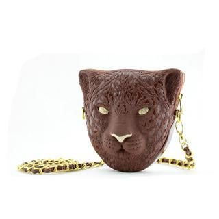 Adamo 3D Bag Original Leopard 3D Bag (Golden with White) Brown - One Size