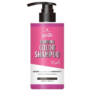 Schwarzkopf Japan - Got2b Bonding Color Shampoo Pink - 300Ml