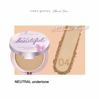 Cute Press - Airy Matte Foundation Powder Spf 30 Pa +++ 04 Medium Beige