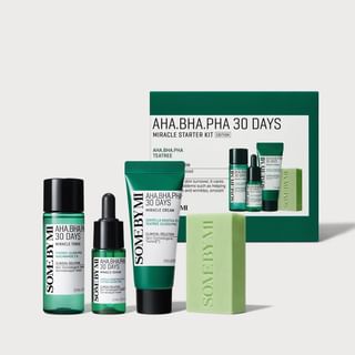 SOME BY MI - AHA, BHA, PHA 30 Days Miracle Starter Set 2024 Version - 4 pcs